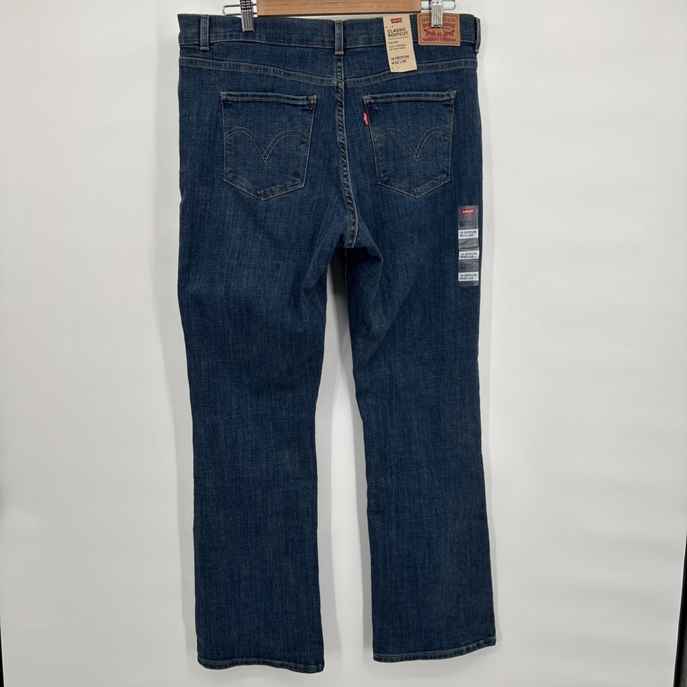 Levi's Classic Bootcut Jeans Womens 14M 32x32 Mid Rise‎ Medium Wash